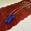 Lapis Lazuli Lozenge Pendant Necklace