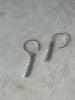 Tiny Gemstone Stick Drop Earrings