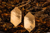 Gold Hexagon Earrings