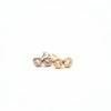 Diamond Coupe Stud Earrings