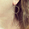 Hammered Double Hoops