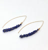 XL Gemstone Cattail Earrings