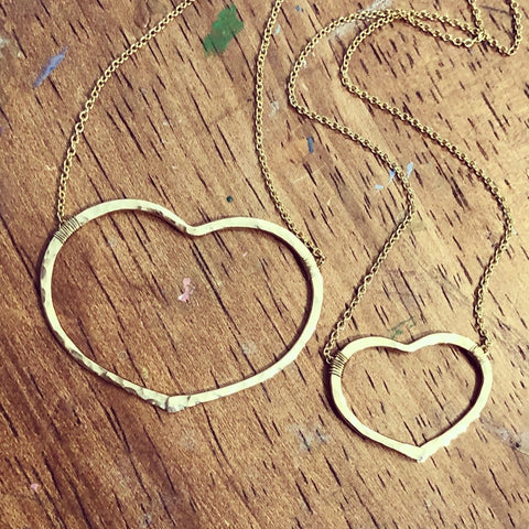 Hammered Open Heart