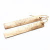 Textured Bark Wide Panel Earrings