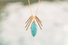Turquoise Fringe Pendant