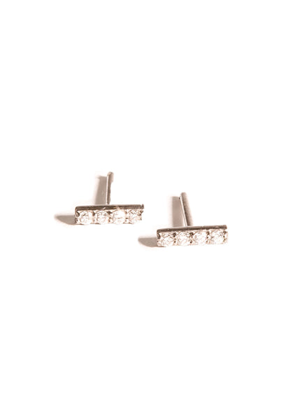 Diamond Bar Studs