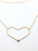 Riveted Heart Necklace